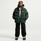Chamarra acolchada Therma-FIT holgada para niños talla grande Nike Sportswear