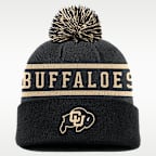 Gorro con dobladillo y pompón universitario Nike para hombre Colorado Peak