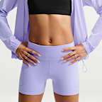 Nike Swift Women's High-Waisted 4" Tight Running Shorts with Pockets