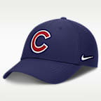 Gorra Nike Dri-FIT de la MLB ajustable para hombre Chicago Cubs Club