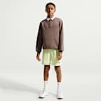 Camisola de futebol de gola redonda Kylian Mbappé Club Fleece Júnior