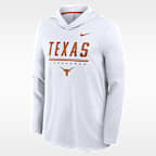 Texas Sideline Men's Nike Dri-FIT College Long-Sleeve Hooded Top