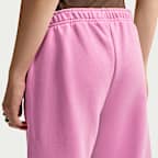 Pants de tiro medio y pierna amplia para mujer Nike Studio Fleece Medium Weight