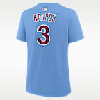 Playera Nike de la MLB para mujer Bryce Harper Philadelphia Phillies
