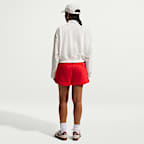 Shorts de fútbol Nike de tiro alto para mujer USMNT Phoenix Fleece