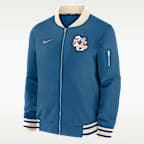 Milwaukee Brewers Authentic Collection City Connect Men's Nike MLB Full-Zip Bomber Jacket