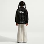 Dívčí kalhoty Nike Sportswear Studio Fleece s otevřeným lemem
