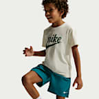Shorts de tejido Woven Dri-FIT para niños talla pequeña Nike Icon