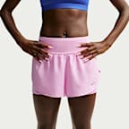 Shorts de correr Dri-FIT de tiro alto 2 en 1 para mujer Nike Flow