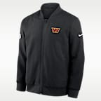 Washington Commanders Sideline Men's Nike NFL Full-Zip Bomber Jacket