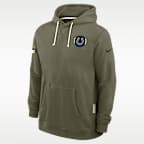 Indianapolis Colts Salute to Service Sideline Dominant Force Men's Nike Dri-FIT NFL Pullover Hoodie