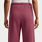 Nike Studio Fleece Medium Weight Women's Mid-Rise Wide-Leg Trousers