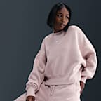 Sudadera sin cierre de cuello redondo extra oversized para mujer Nike Sportswear Phoenix Fleece