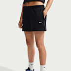 Shorts de tiro medio para mujer Nike Studio Fleece Lightweight "French Terry"
