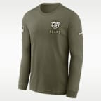 Chicago Bears Salute to Service Men's Nike NFL Long-Sleeve T-Shirt