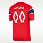 Norway 2026/27 Match Home Men's Nike Aero-FIT Soccer Authentic Custom Jersey By You