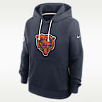 Sudadera con gorro sin cierre Nike Dri-FIT de la NFL para mujer Chicago Bears Sideline