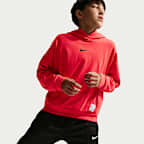Nike Pro Big Kids' (Boys') Dri-FIT Fleece Pullover Hoodie
