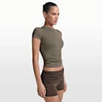 NikeSKIMS Ribbed Seamless Women's Short-Sleeve Top