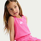 Nike Little Kids' Textured Romper