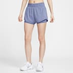 Nike Dri-FIT One Women's Mid-rise 8cm (approx.) 2-in-1 Shorts