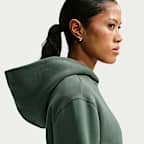 Γυναικείο φλις φούτερ με κουκούλα Nike Studio μεσαίου βάρους