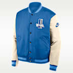Detroit Lions Rewind Legacy Men's Nike NFL Full-Snap Bomber Jacket