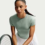 Damska koszulka z krótkim rękawem do tenisa Dri-FIT NikeCourt Advantage