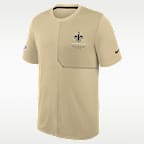 New Orleans Saints Sideline Coach Men's Nike Dri-FIT NFL Top