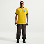 Brazil Men's Nike Soccer Short-Sleeve Supporter's Top