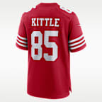 Jersey de fútbol americano Game para hombre NFL San Francisco 49ers (George Kittle)