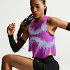 Kort Nike AeroSwift Dri-FIT ADV-løbetanktop til kvinder
