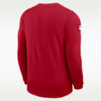 San Francisco 49ers Sideline Coach Men's Nike Dri-FIT NFL Long-Sleeve Top