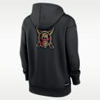 Pittsburgh Pirates Authentic Collection City Connect Women's Nike Therma MLB Pullover Hoodie