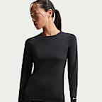 나이키 골프 클럽 여성 드라이 핏 UV 긴팔 골프 탑