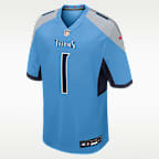 Cam Ward Tennessee Titans 2025 NFL Draft First Round Pick Men's Nike NFL Game Jersey