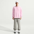 Sweatshirt de gola redonda em tecido moletão folgado Nike Sportswear Club para homem