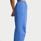 Pants de tejido Woven de tiro alto oversized para mujer Nike Sportswear