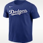 Los Angeles Dodgers Fuse Wordmark Men's Nike MLB T-Shirt