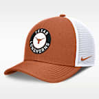 Gorra de rejilla universitaria Nike Dri-FIT ajustable para hombre Texas Primetime Rise