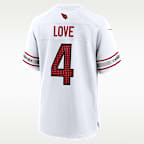 Jersey Nike de la NFL Game para hombre Jeremiyah Love Arizona Cardinals