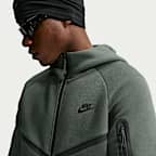 Chamarra Windrunner de tejido Fleece de cierre completo para hombre Nike Tech