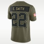 Emmitt Smith Dallas Cowboys Salute to Service Retired Men's Nike Dri-FIT NFL Limited Jersey