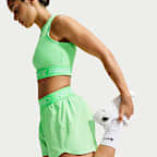 Nike Pro Women's Dri-FIT Mid-Rise Brief-Lined 3" Woven Shorts
