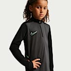 ナイキ アカデミー ジュニア Dri-FIT ロングスリーブ 1/4ジップ サッカードリルトップ