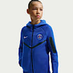 Paris Saint-Germain Tech Fleece Older Kids' (Boys') Nike Football Full-Zip Hoodie
