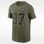 Aidan Hutchinson Detroit Lions Salute To Service Men’s Nike NFL T-Shirt