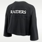 Las Vegas Raiders Rewind Fashion Women's Nike Dri-FIT NFL Cropped Jersey