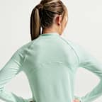 Nike Pro Dri-FIT top met halflange ritssluiting voor meisjes