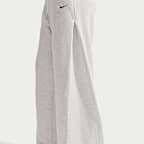 Pants plisados holgados con botones a presión para mujer Nike Studio Fleece Medium Weight